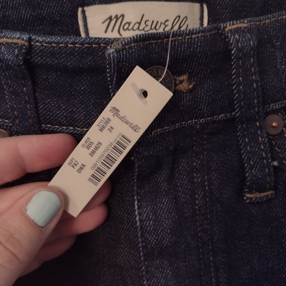 NWT Madewell Curvy High-Rise Skinny Jeans in Orland Wash Size 24 - Picture 6 of 11